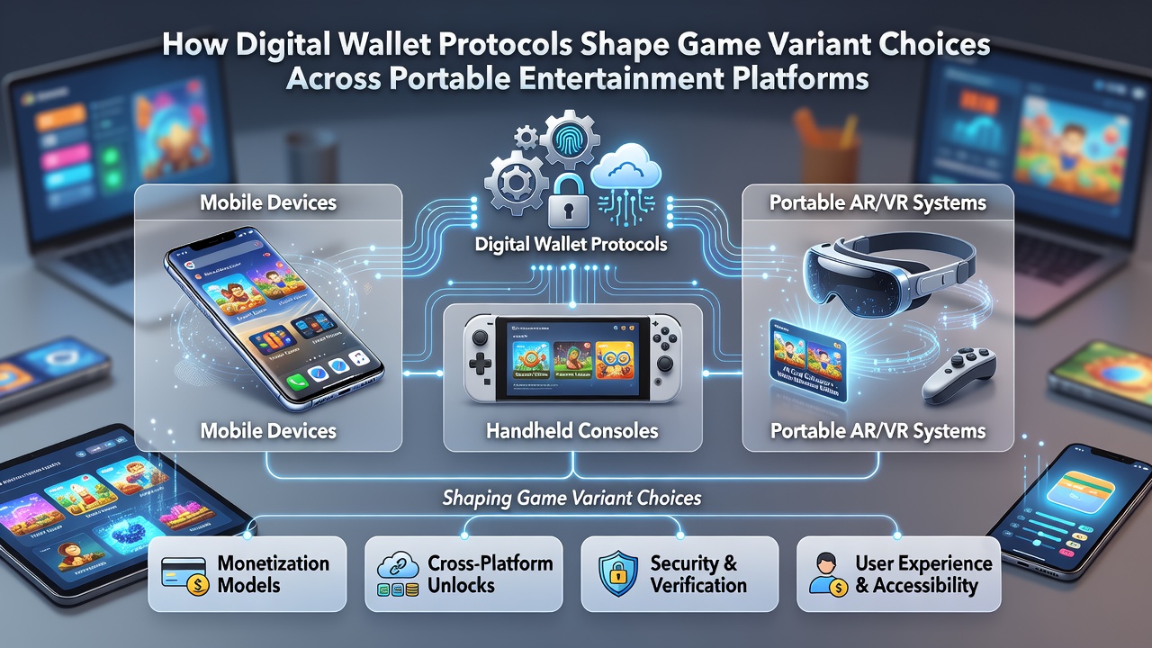 Close-up of mobile screen displaying wallet protocol settings alongside game variant selection menus