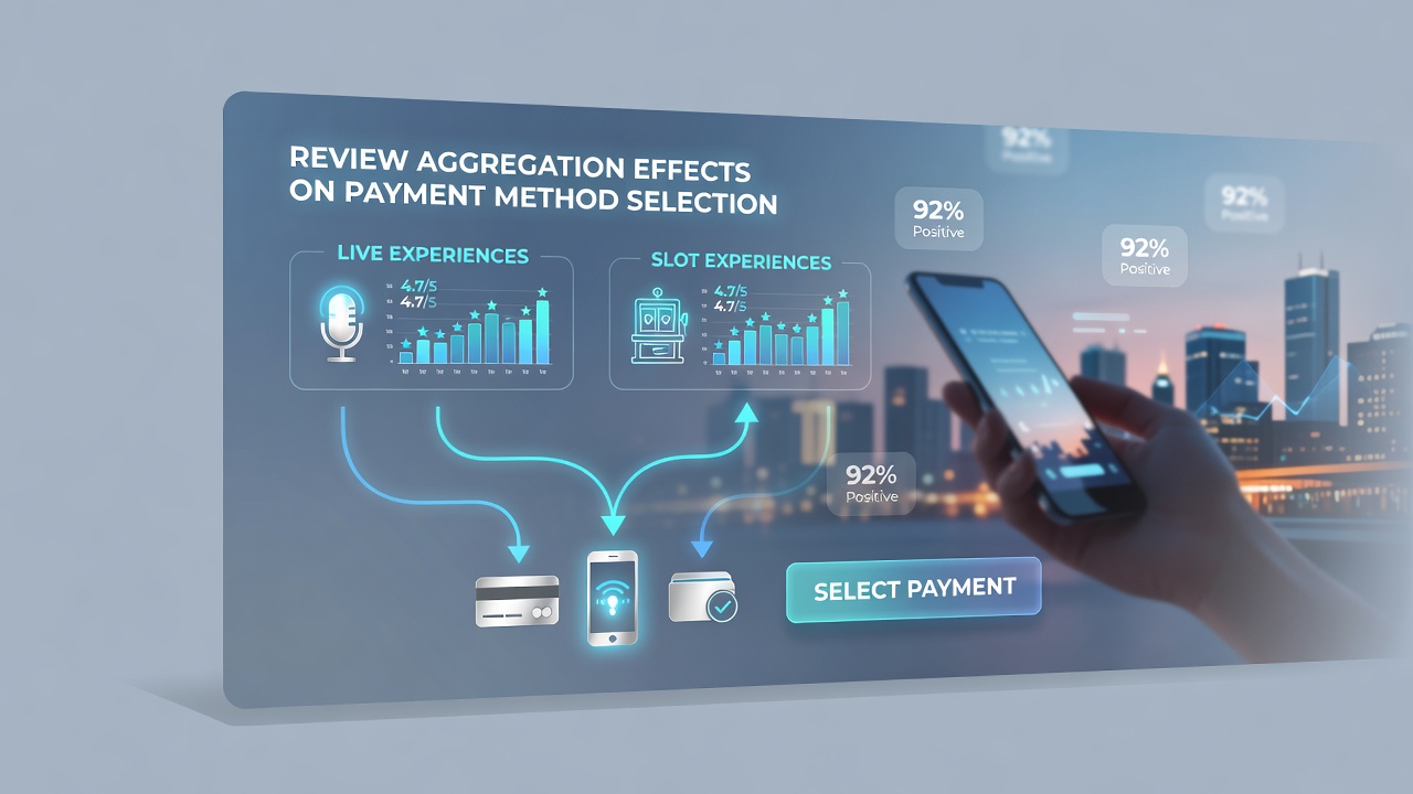 Mobile payment selection trends for live and slots