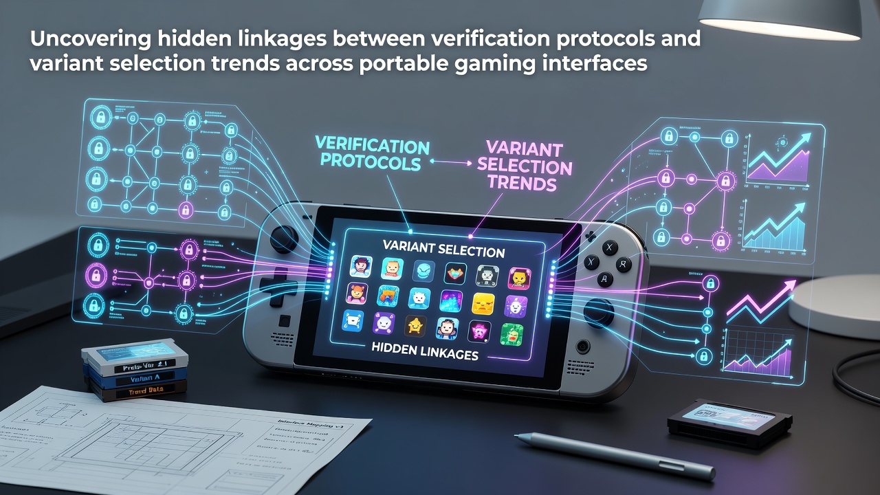 Mobile gaming interface showing verification steps alongside game variant options on a portable device